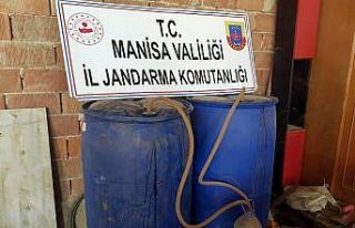 Manisa’da bir ton kaçak şarap ele geçirildi