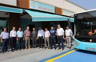 Manisa’da ilçe otobüsleri yeni yerinde hizmet...