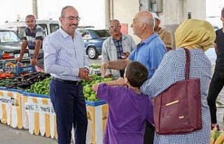 Meram Yerli Ürün Pazarı ilgi görüyor