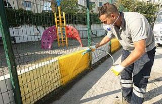 Merkezefendi’de okullar onarılıyor