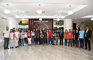 Milas’lı özel öğrencilerden Vali Gürel’e...