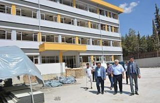 Milletvekili Dülger yapımı devam eden okulları...