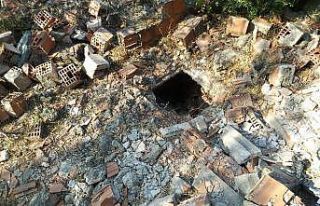 Minik Eymen’in cansız bedeni bu çukurda bulundu