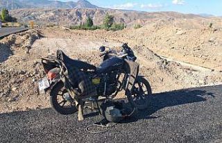 Motosiklet kazası 1 yaralı