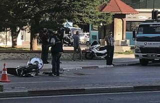 Motosiklet sürücüsü genç hayatını kaybetti!