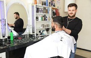 Namı ülke sınırlarını aşan Mardinli kuaförden...