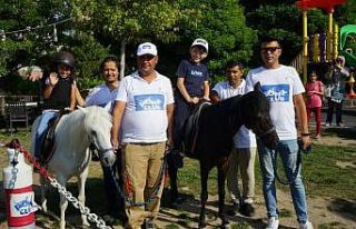 Nevşehirli çocuklar pony atlarla buluştu