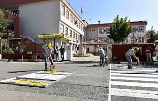 Okul geçitleri yenileniyor