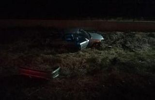 Otomobil şarampole uçtu: 1 ölü, 1 yaralı