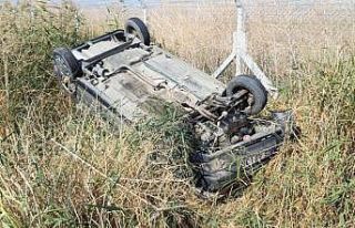 Otomobil takla attı: 1 yaralı