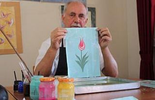 (Özel) Almanlara ’ebru sanatı’nı öğretip...