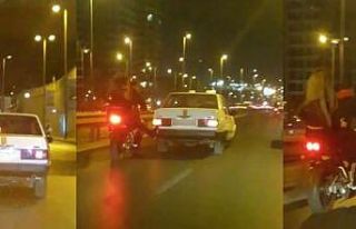 (Özel) E-5 karayolunda ilginç görüntü