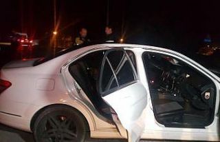 Polisin dur ihtarına uymadı, kaçarken kaza yaptı