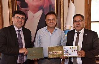 PTT Bilecik yöneticilerinden Başkan Şahin’e ziyaret