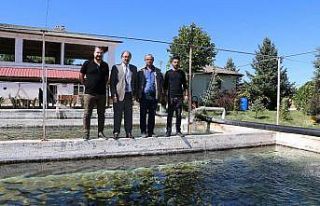 Şahin’den Alabalık tesisine ziyaret