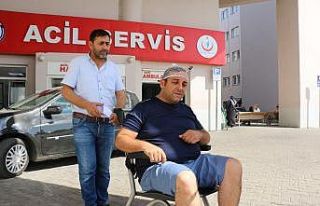 Saldırıya uğrayan servis sürücüsü hastanelik...