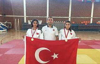 Salihlili judocular Balkan Şampiyonu oldu