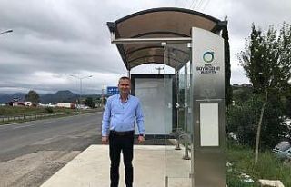 Sanayi esnafına yeni dolmuş durağı