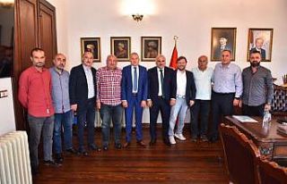 Sanayiciler Başkan Zorluoğlu ile yeni sanayi sitesini...