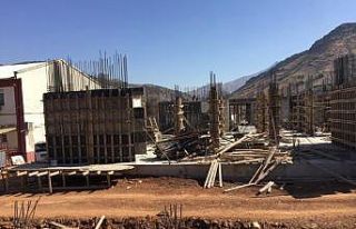 Sason Devlet Hastanesi inşaatı hızla devam ediyor