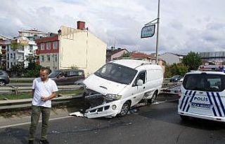 Şile yolunda zincirleme kaza: 1 yaralı