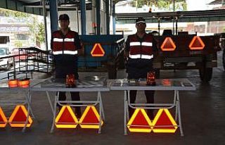 Söke’de ’Reflektör Tak Görünür Ol’ projesi...