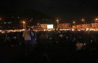 Talas’ta dev ekranda milli heyecan