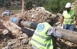 Tarsus’ta isale hattı yenilendi, 20 mahallenin...