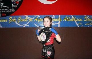 Tek yumruğuyla Türkiye şampiyonu oldu