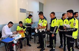 Tokat, polisinden kan bağışı