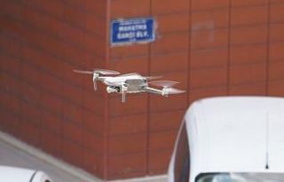 Trafikte droneli denetim