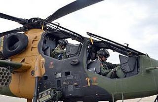 “TurAz Kartalı 2019” tatbikatı helikopterlerin...