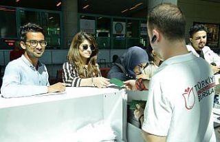 Türkiye’ye eğitim için gelen uluslararası öğrenciler...