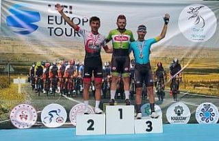 Uluslararası Mevlana Bisiklet Turunun genel klasmanında...