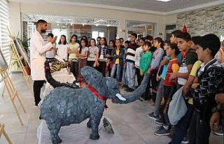 Üniversite öğrencisinden anlamlı sergi