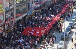 Van’da ’Teröre Lanet, Kardeşliğe Davet’ yürüyüşü