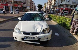 Yaya geçidini kullanan öğrenci hastanelik oldu