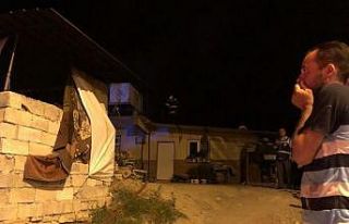 Yayladağı’nda tek katlı evde çıkan yangın...