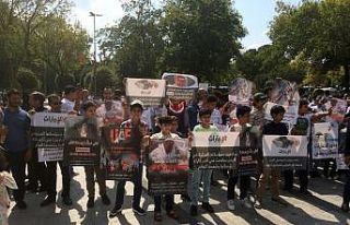 Yemenliler BAE’nin saldırılarını protesto etti