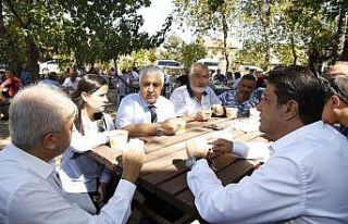 Yeşilbayır’da 600 kişiye aşure ikram edildi