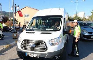 Yozgat’ta okul servisleri denetlendi