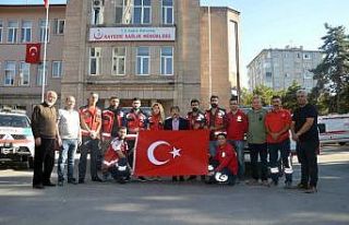 10 kişilik gönüllü UMKE ekibi sınıra dualarla...