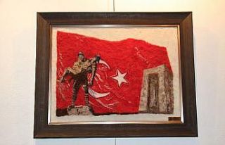 40 sanatçı bir araya geldi, cumhuriyeti sanatıyla...