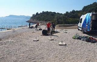 Antalya’da derin dalış eğitimi yapan 4 asker...