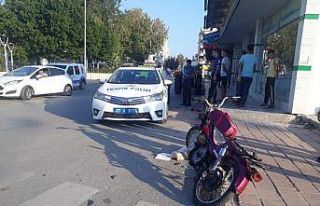 Antalya’da motosiklet kazası: 2 yaralı