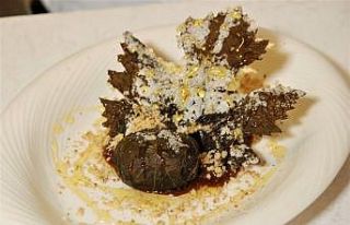 Asma bağ yaprağından tatlı