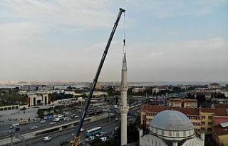 Avcılar’da depremde zarar gören caminin ikinci...