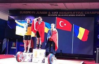 Aydınlı Milli Halterci Avrupa Şampiyonu oldu