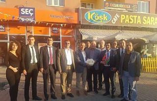 Azerbaycan heyetinden Başkan Ensari’ye ziyaret