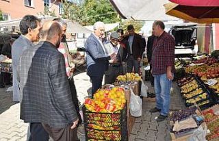 Başkan Altay, pazar esnafıyla buluştu